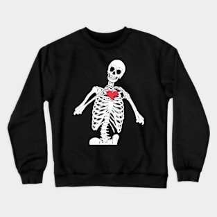 Skeletal Heart Crewneck Sweatshirt